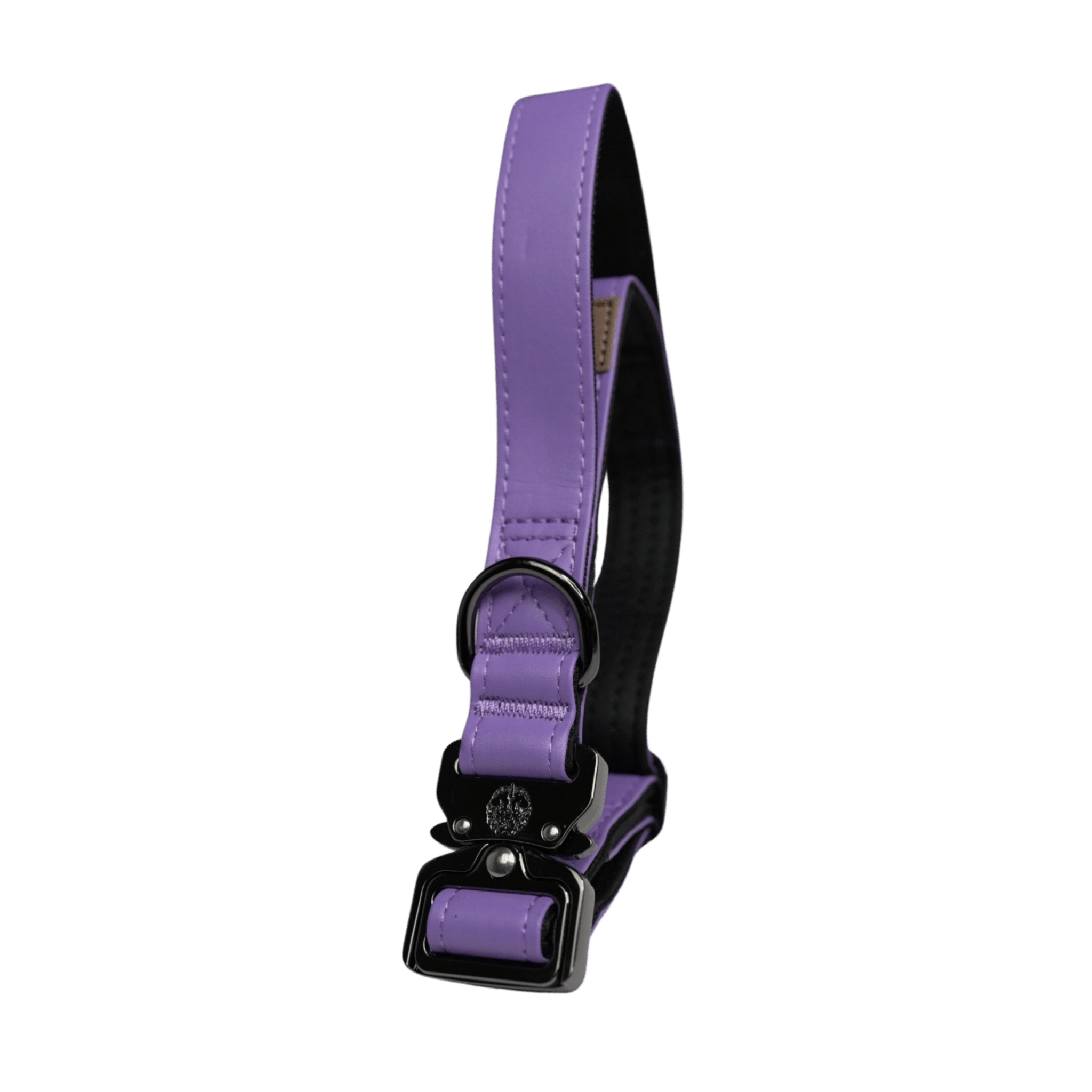 Mystic Purple - KK9 Leather Tactical Collar (1") - Kaizen K9