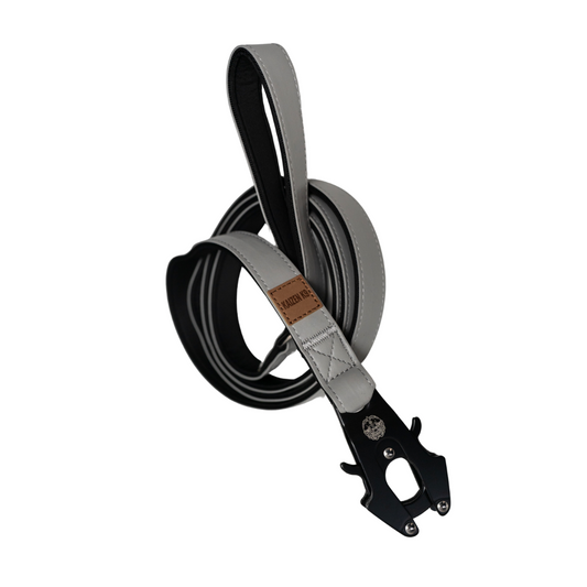 Slate Grey - KK9 Leather Leash (6 Foot)