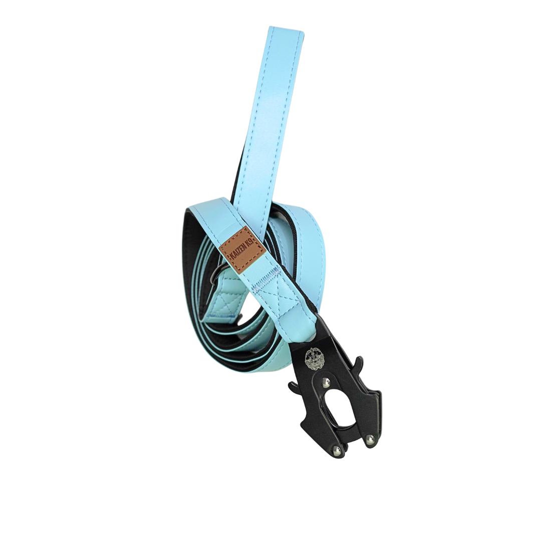 Glacier Blue - KK9 Leather Leash (6 Foot)