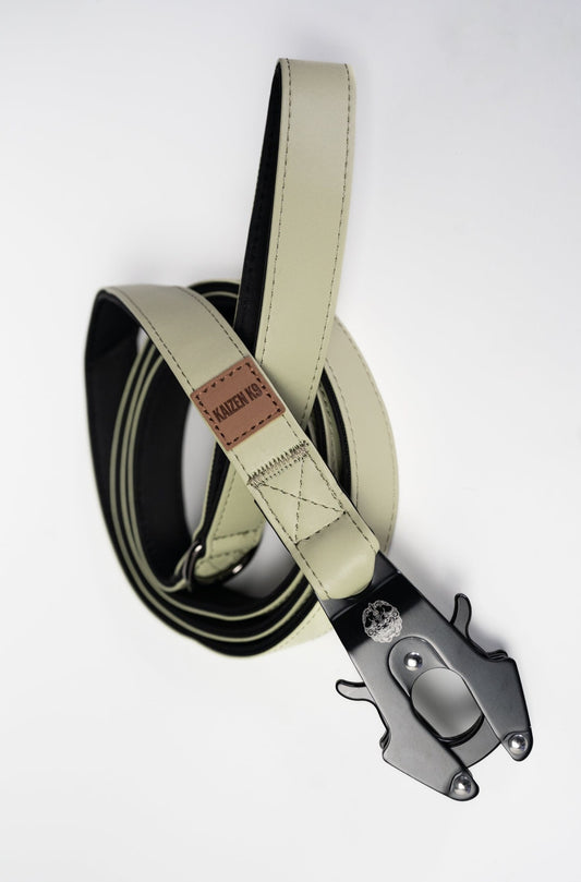 Sage Green - KK9 Leather Leash (6 Foot)