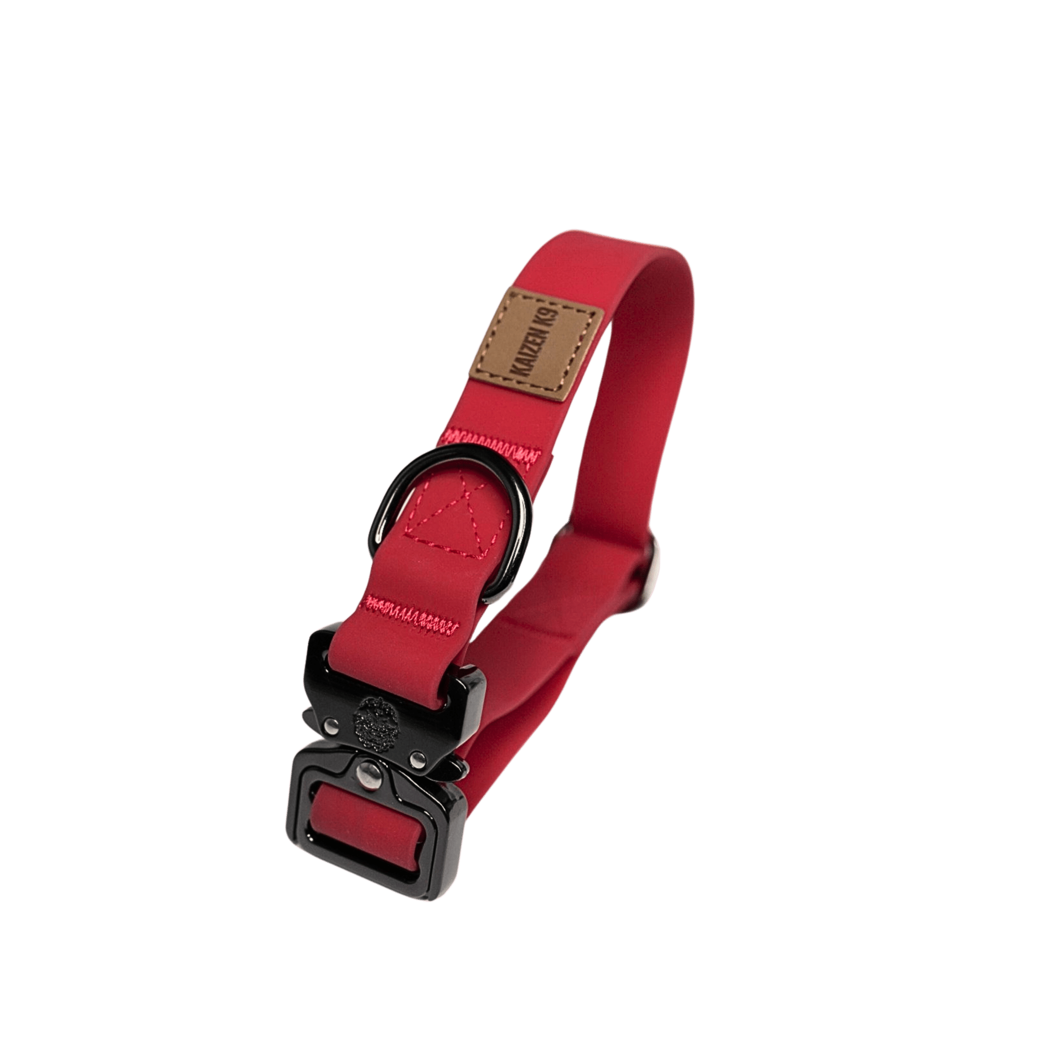 Fire Red - KK9 Elemental Collar (1") - Kaizen K9