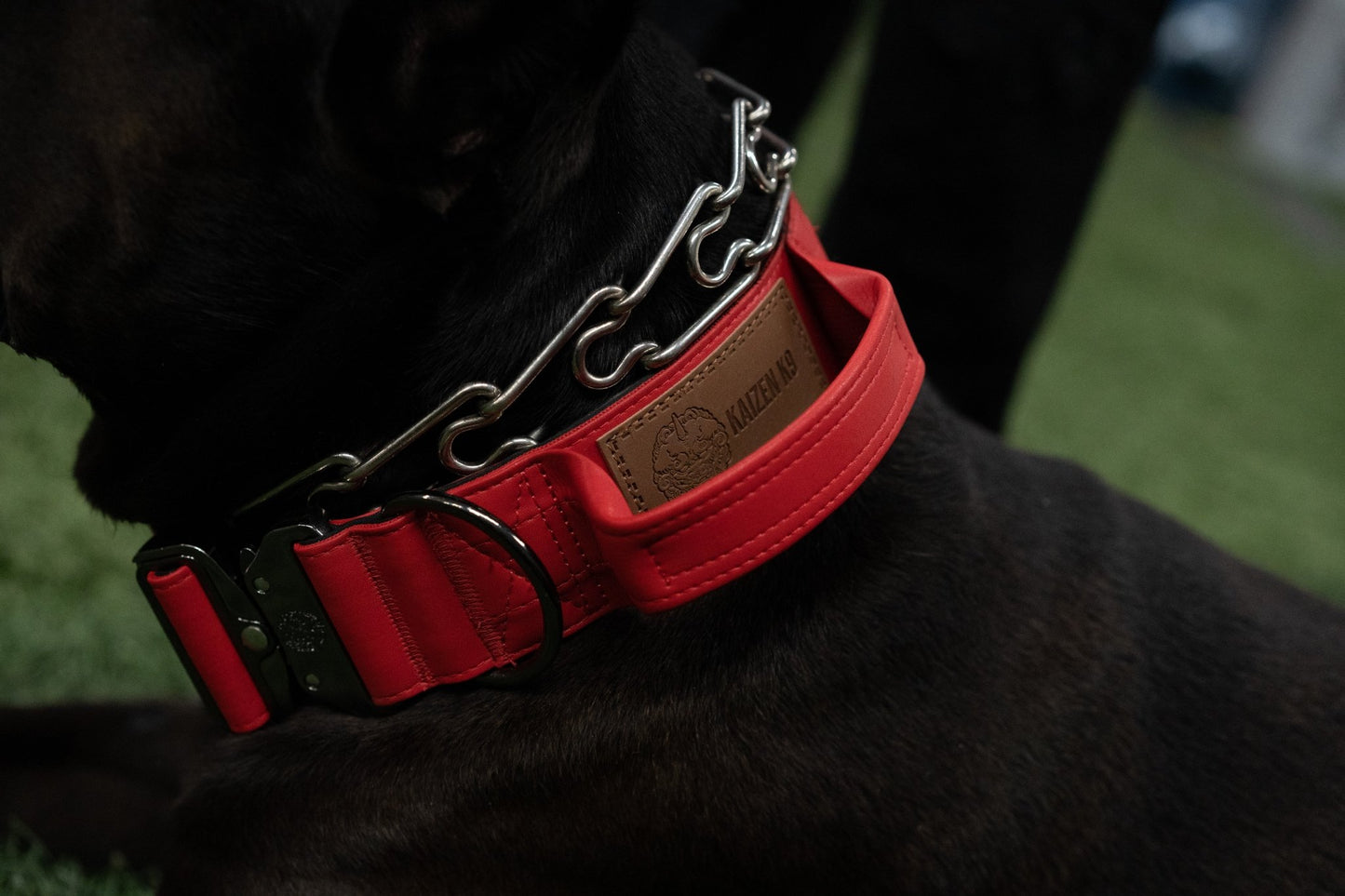 Fire Red - KK9 Tactical Collar V4 (1.5" and 2") - Kaizen K9
