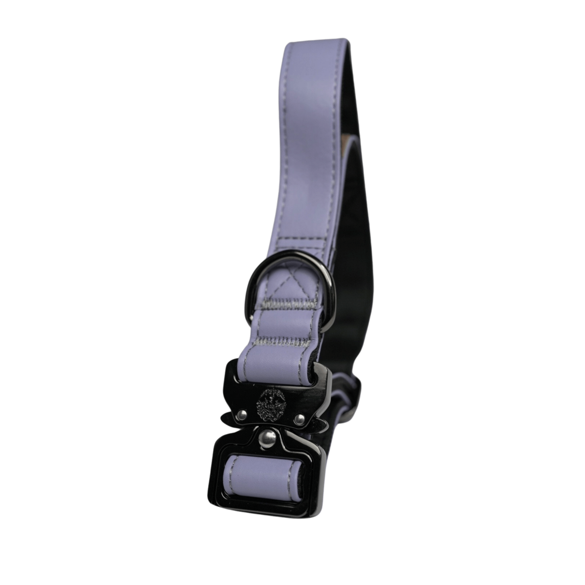 Lavender - KK9 Leather Tactical Collar (1") - Kaizen K9