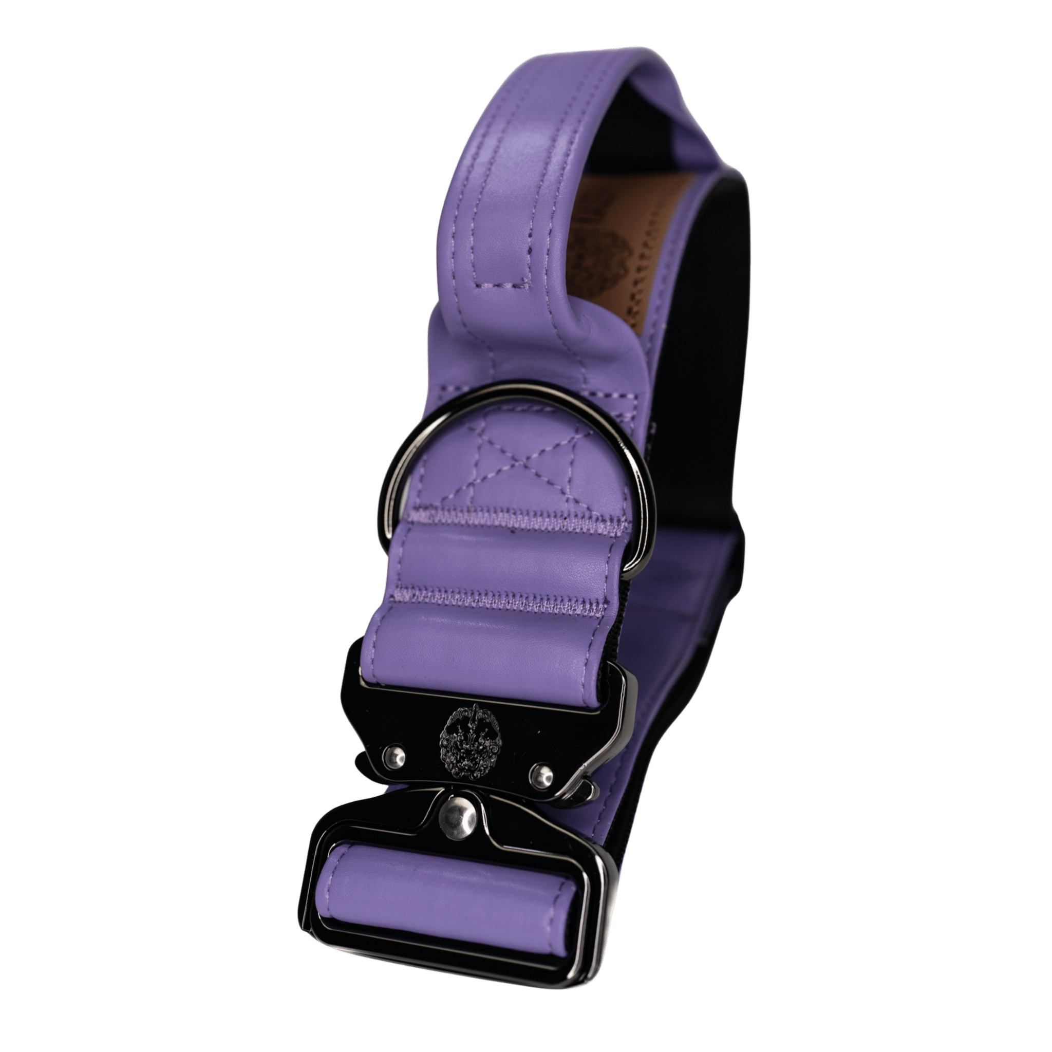 Mystic Purple - KK9 Leather Tactical Collar (1.5" and 2") - Kaizen K9