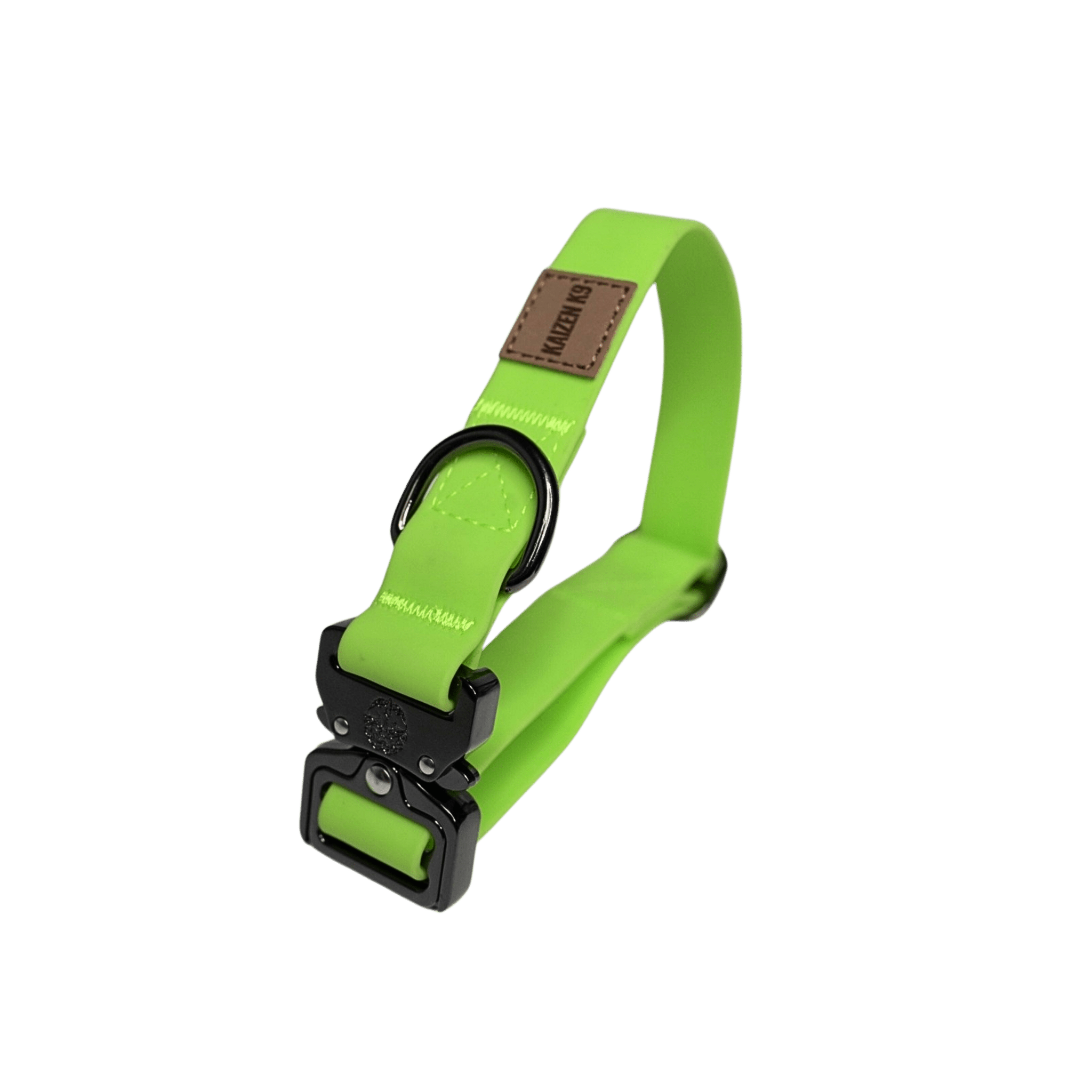 Neon Green - KK9 Elemental Collar (1") - Kaizen K9