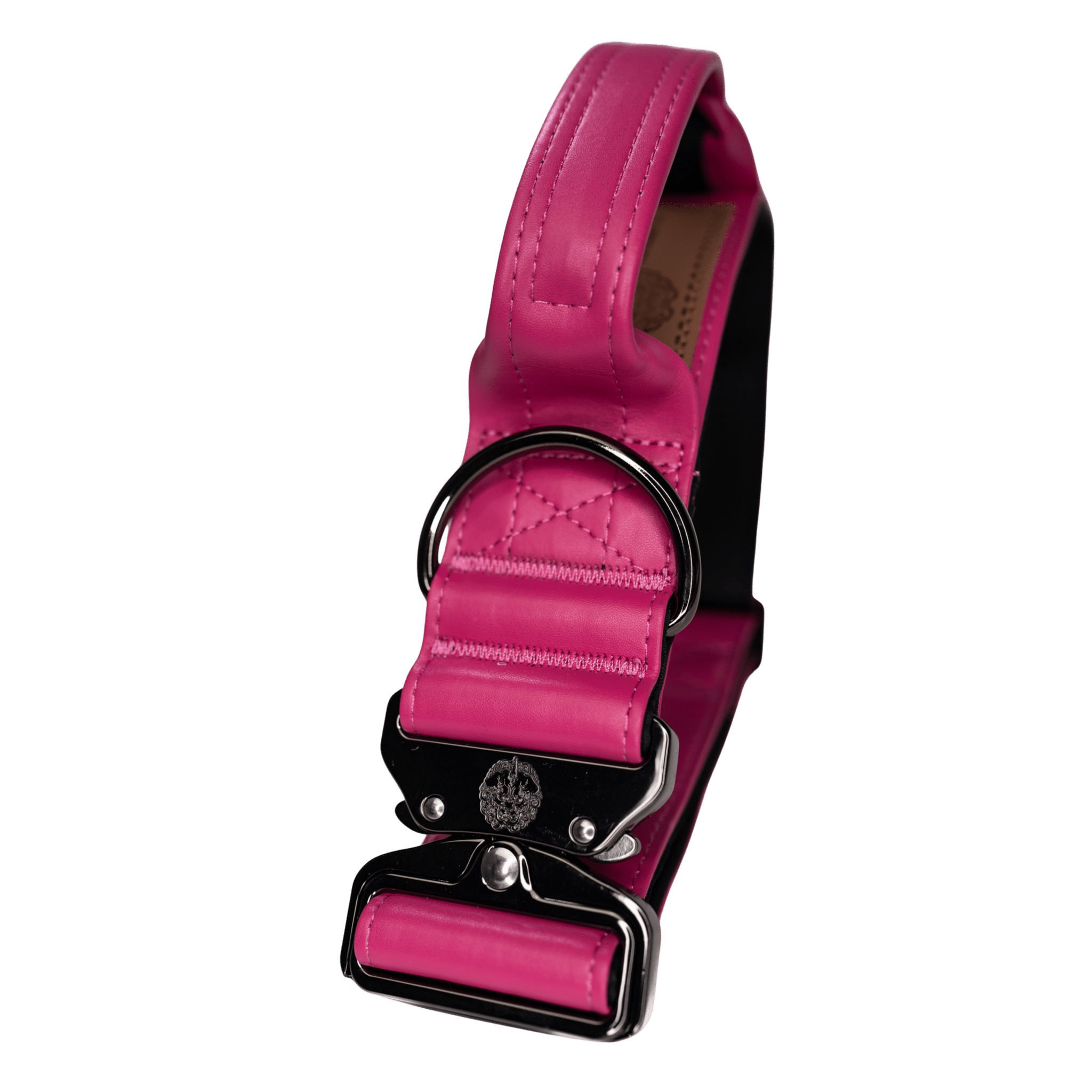 Princess Pink - KK9 Leather Tactical Collar (1.5" and 2") - Kaizen K9