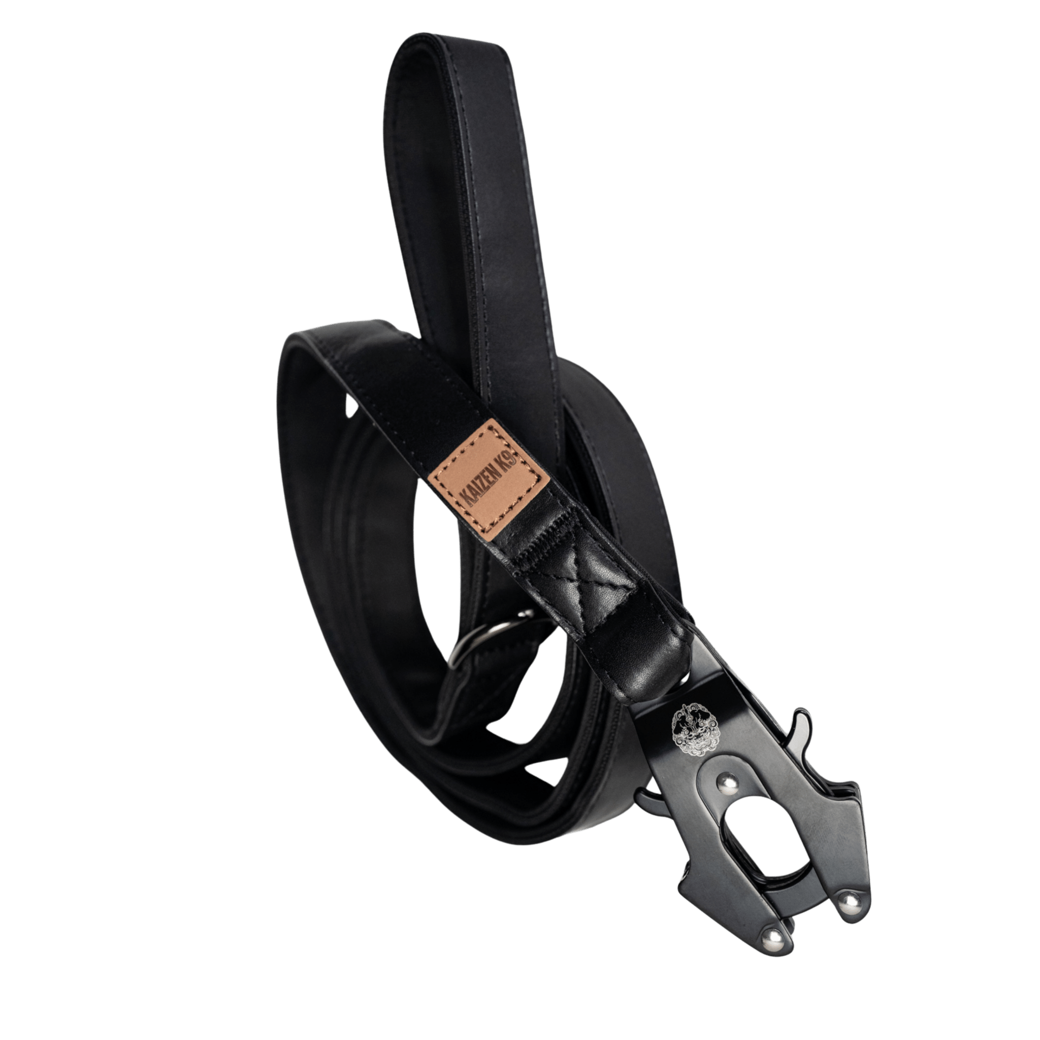 Stealth - KK9 Leather Leash (6 Foot) - Kaizen K9